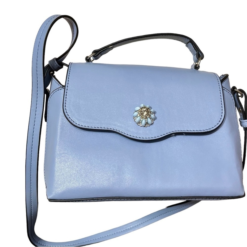 London Fog Blue Cornelia Bag Nwot